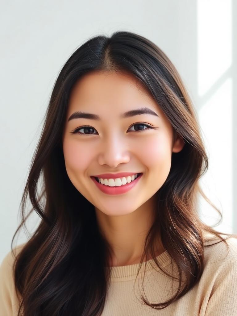 A portrait photo before turning it into a coloring page